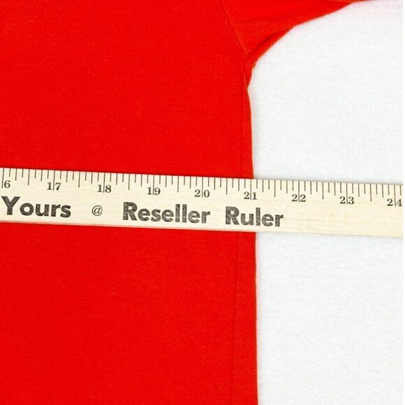 Vintage 80s MLB Baltimore Orioles Baseball Jersey Shirt XL Orange 12 - Picture 8 of 9